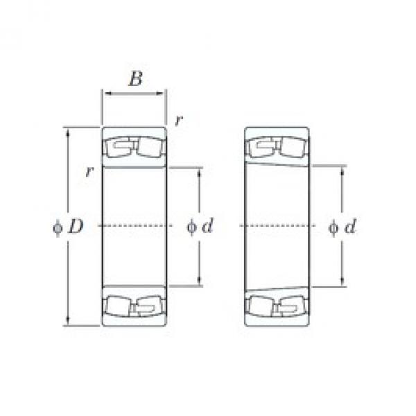 260 mm x 480 mm x 174 mm  KOYO 23252RK محامل كروية #1 image