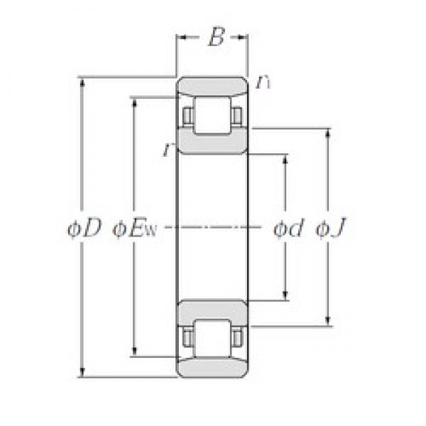 70 mm x 150 mm x 51 mm  NTN N2314 محامل أسطوانية #1 image