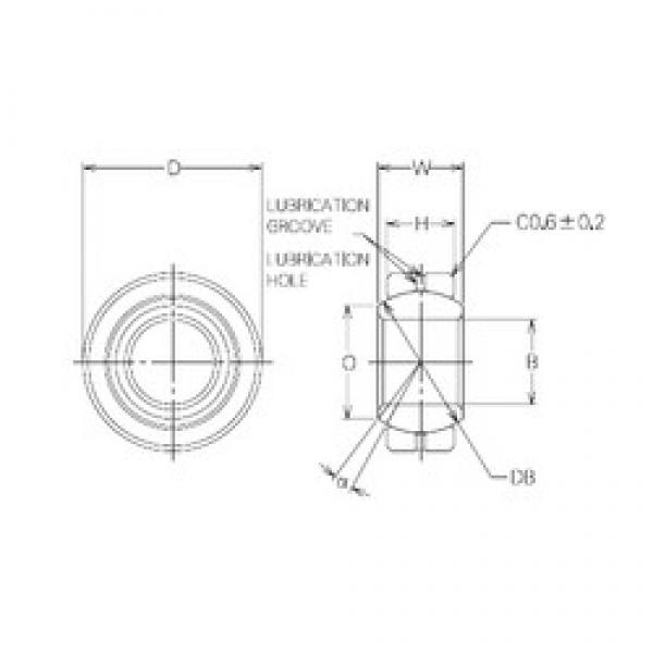 14 mm x 27,5 mm x 14 mm  NMB MBG14CR محامل عادي #1 image