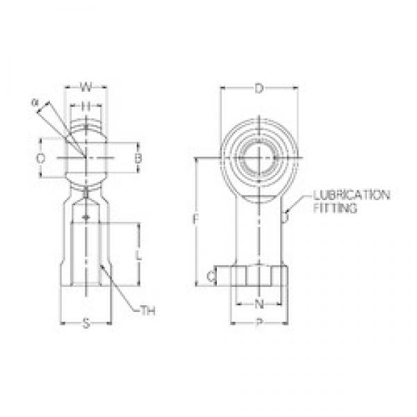 14 mm x 34 mm x 14 mm  NMB PR14 محامل عادي #1 image