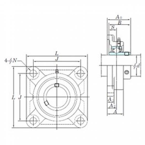 KOYO UCF211-32 تحمل وحدات #1 image