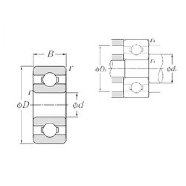 3 mm x 9 mm x 2,5 mm  NTN BC3-9 الكرات الأخدود العميق #1 image