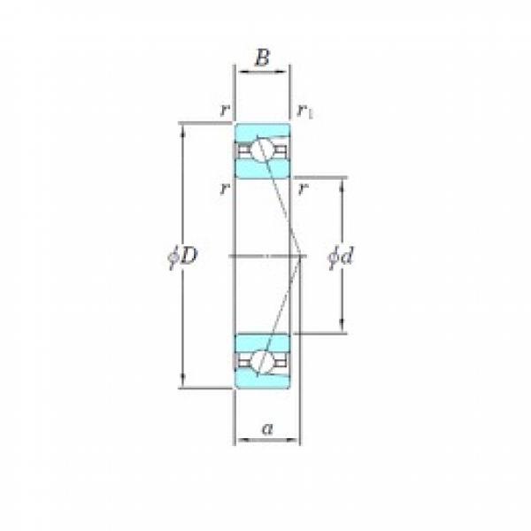 140 mm x 210 mm x 33 mm  KOYO 3NCHAR028CA الاتصال الكرات الزاوي #1 image