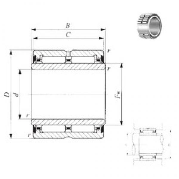 32 mm x 52 mm x 37 mm  IKO NA 69/32UU محامل إبرة الأسطوانة #1 image