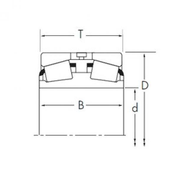 50,8 mm x 100 mm x 53,188 mm  Timken 375D/372 تناقص الأسطوانة المحامل #1 image