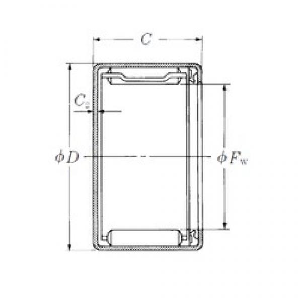 NSK MFJLT-2223 محامل إبرة الأسطوانة #1 image