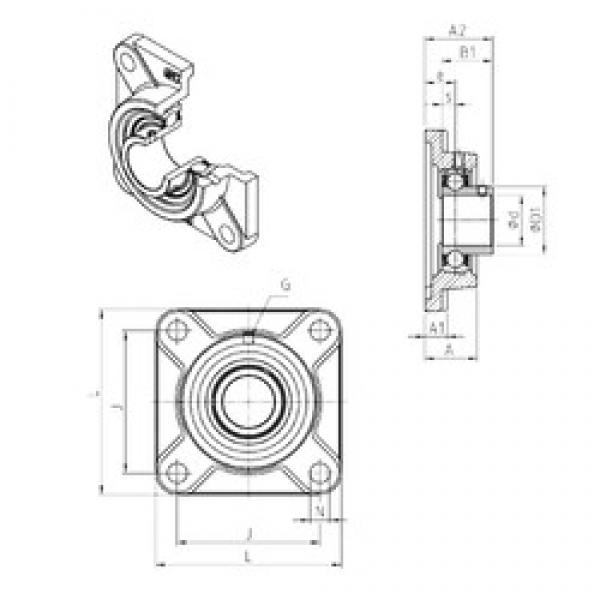 SNR USF205 تحمل وحدات #1 image