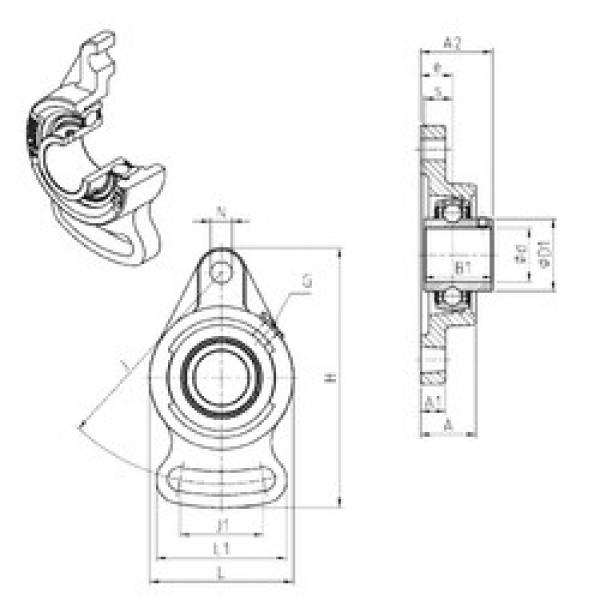 SNR UCFA202 تحمل وحدات #1 image