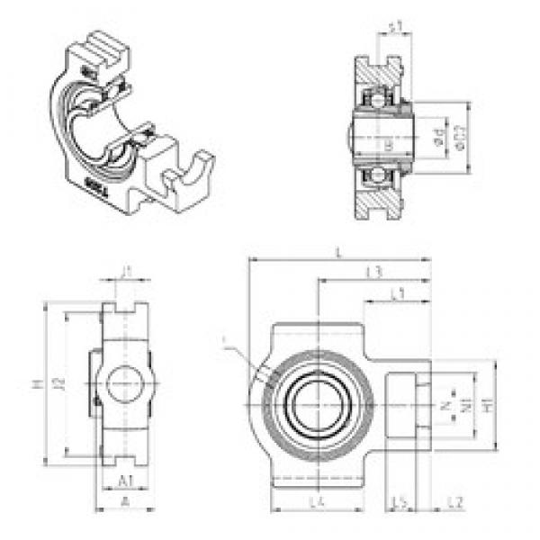 SNR UKT319H تحمل وحدات #1 image