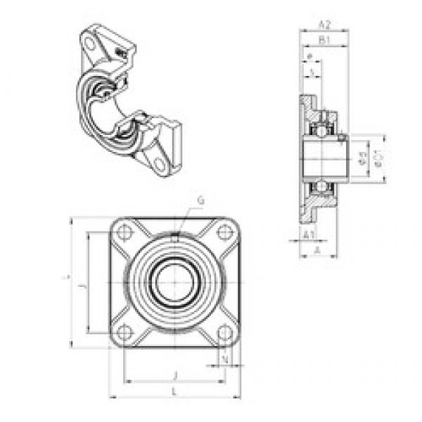 SNR UCF205 تحمل وحدات #1 image