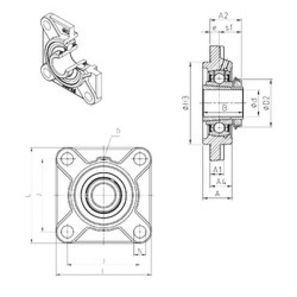 SNR UKFS322H تحمل وحدات #1 image