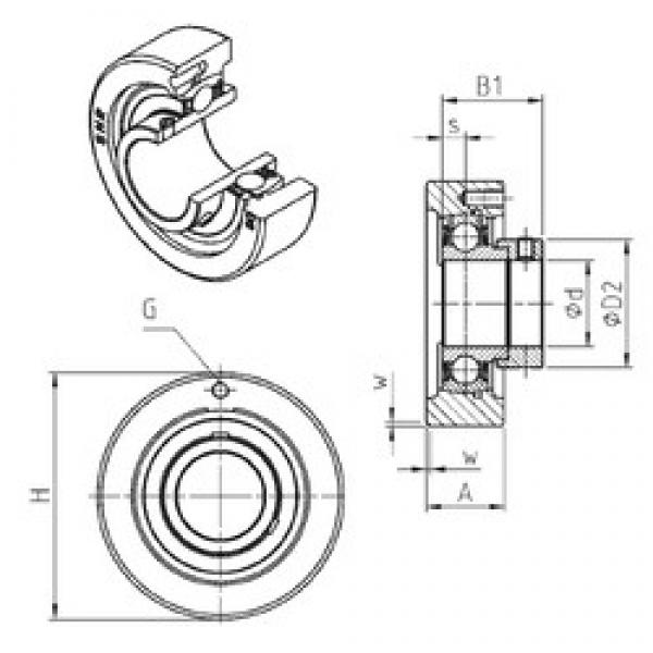 SNR ESC205 تحمل وحدات #1 image