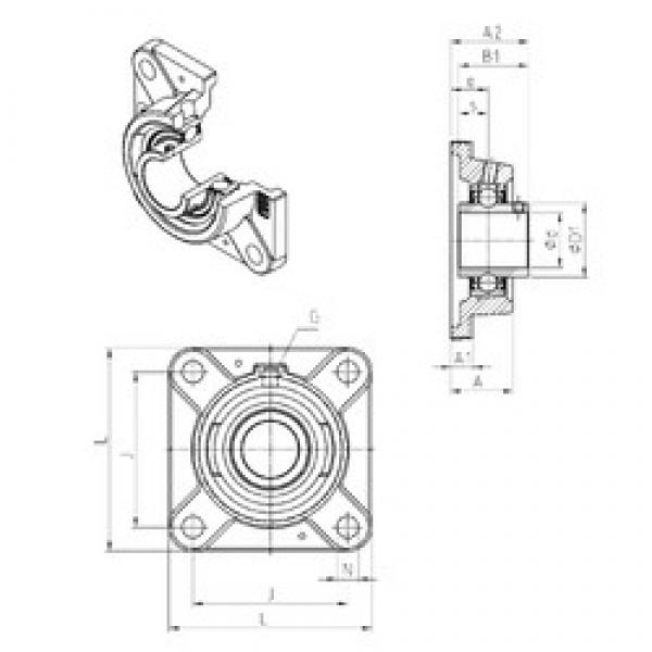 SNR UCFE206 تحمل وحدات #1 image