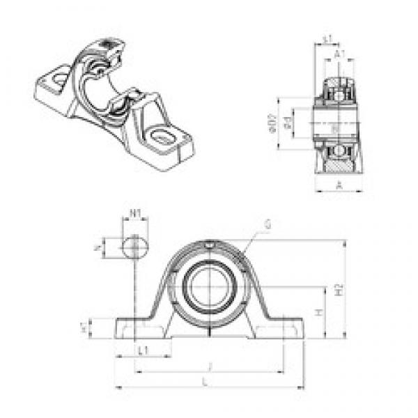 SNR UKPE210H تحمل وحدات #1 image