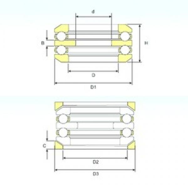 35 mm x 73 mm x 9 mm  ISB 54209 U 209 فحوى الكرات #1 image