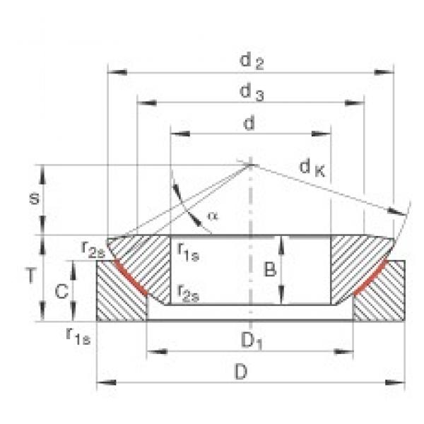 INA GE260-AW محامل عادي #1 image