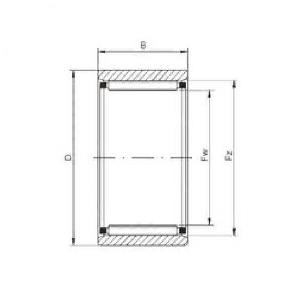 7 mm x 14 mm x 8 mm  ISO RNAO7x14x8 محامل أسطوانية #1 image