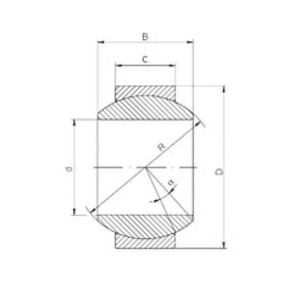 180 mm x 290 mm x 155 mm  ISO GE 180 HS-2RS محامل عادي #1 image