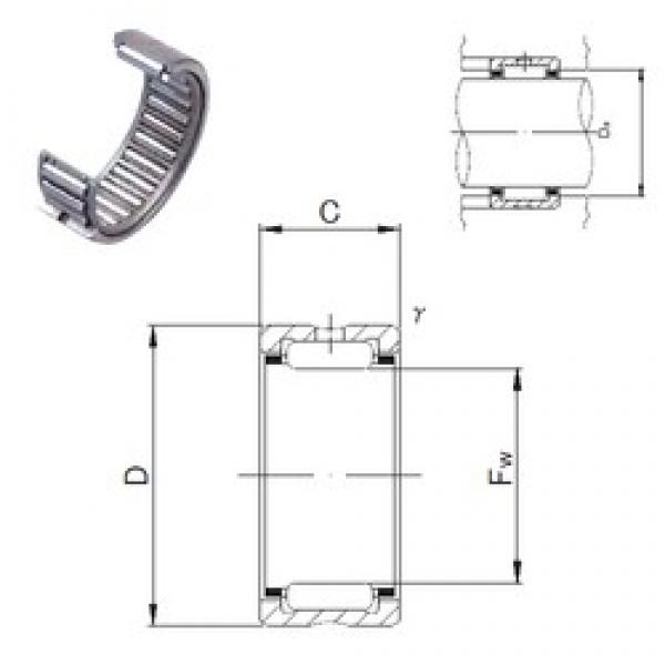 JNS NK35/30 محامل إبرة الأسطوانة #1 image