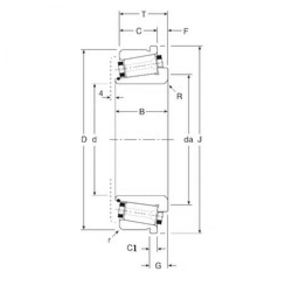 210 mm x 310 mm x 72 mm  Gamet 283210/283310C تناقص الأسطوانة المحامل #1 image