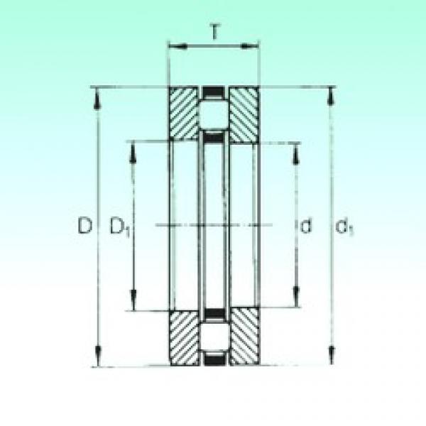 30 mm x 47 mm x 3 mm  NBS 81106TN المحامل الدوارة الاتجاه #1 image