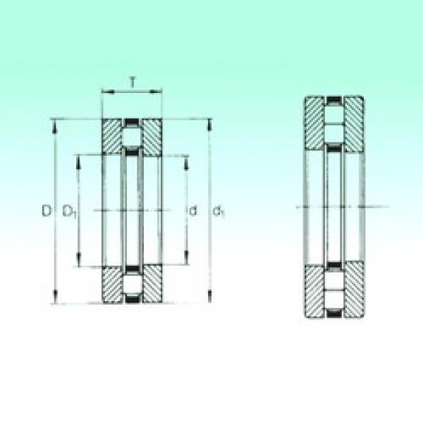 100 mm x 170 mm x 14,5 mm  NBS 89320-M المحامل الدوارة الاتجاه #1 image