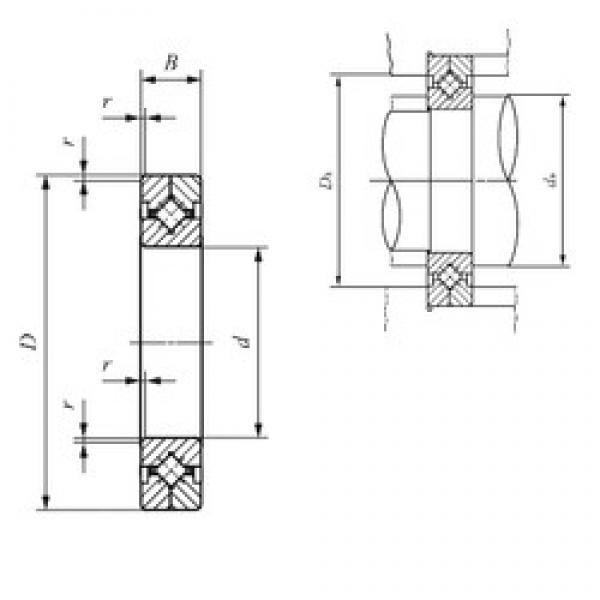 140 mm x 200 mm x 25 mm  IKO CRBC 14025 المحامل الدوارة الاتجاه #1 image