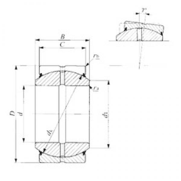 19.05 mm x 31,75 mm x 16,66 mm  IKO SBB 12-2RS محامل عادي #1 image