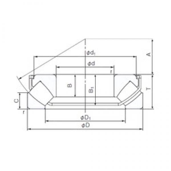 85 mm x 150 mm x 25 mm  NACHI 29317EX المحامل الدوارة الاتجاه #1 image