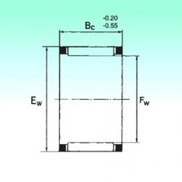 NBS KZK 12x17x10 محامل إبرة الأسطوانة #1 image