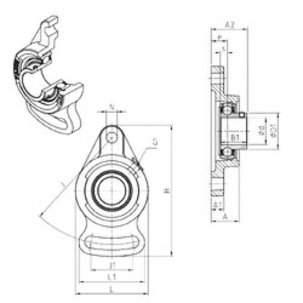 SNR USFA208 تحمل وحدات #1 image