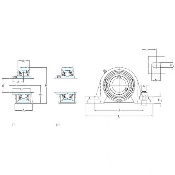 SKF SY 60 WF تحمل وحدات #1 image