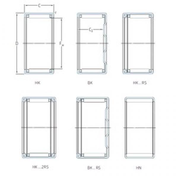 SKF BK0709 محامل إبرة الأسطوانة #1 image