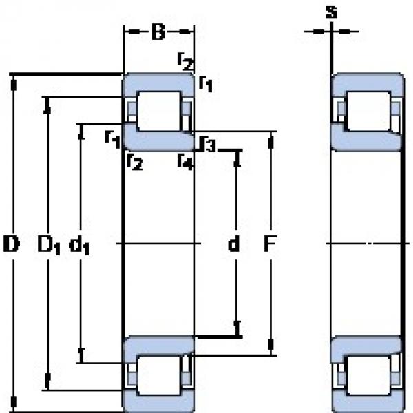 35 mm x 72 mm x 17 mm  SKF NJ 207 ECPH فحوى الكرات #1 image