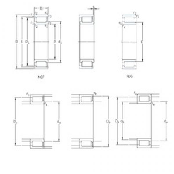 420 mm x 560 mm x 82 mm  SKF NCF2984V محامل أسطوانية #1 image