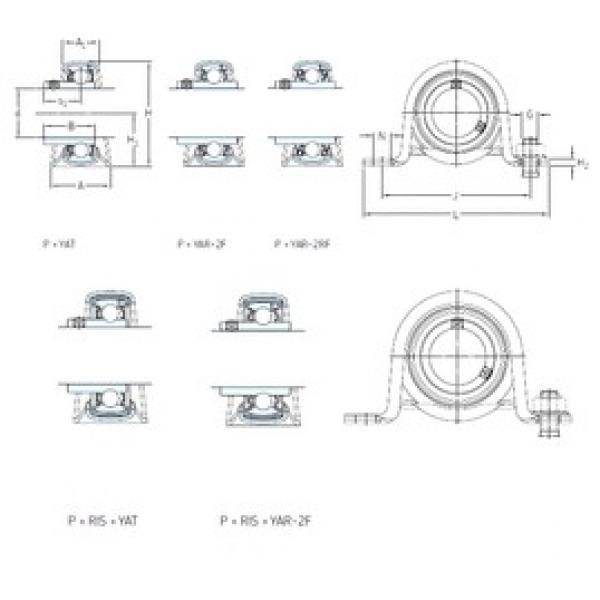 SKF P 85 R-1.1/2 FM تحمل وحدات #1 image