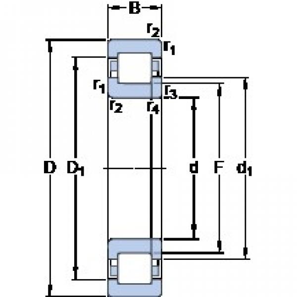 17 mm x 40 mm x 16 mm  SKF NUP 2203 ECP فحوى الكرات #1 image