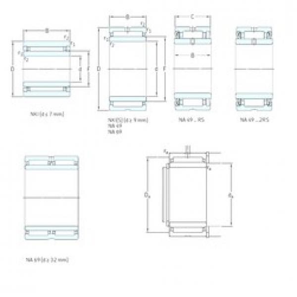 30 mm x 45 mm x 20 mm  SKF NKI30/20TN محامل إبرة الأسطوانة #1 image