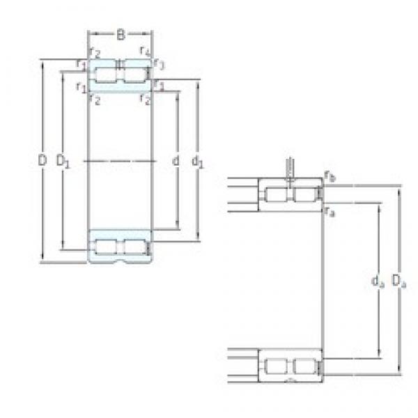 140 mm x 210 mm x 95 mm  SKF NNCF5028CV محامل أسطوانية #1 image