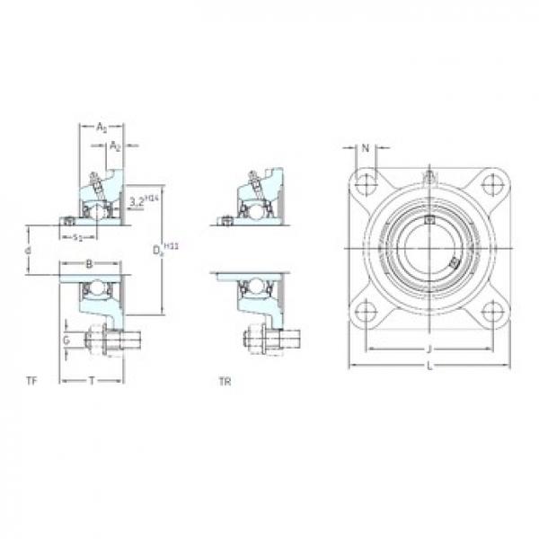 SKF FY 40 WF تحمل وحدات #1 image