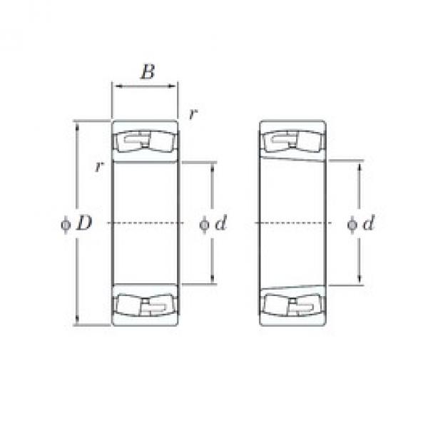 420 mm x 760 mm x 272 mm  KOYO 23284RHAK محامل كروية #1 image