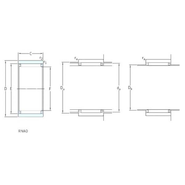 SKF RNAO25x37x16 محامل إبرة الأسطوانة #1 image