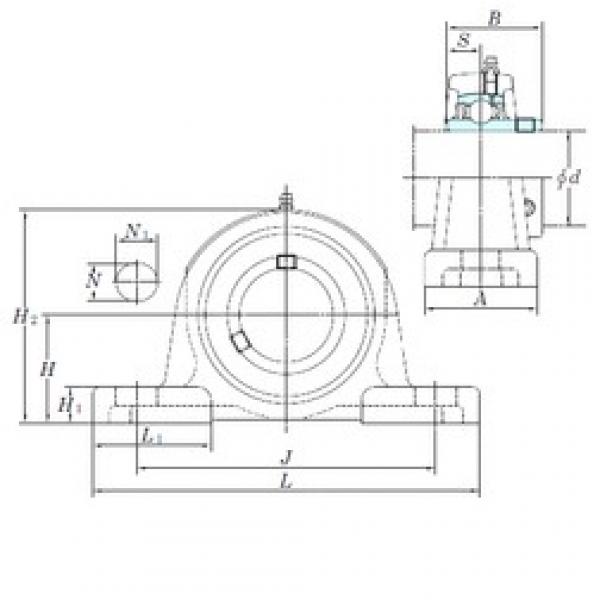 KOYO UCP212-36 تحمل وحدات #1 image