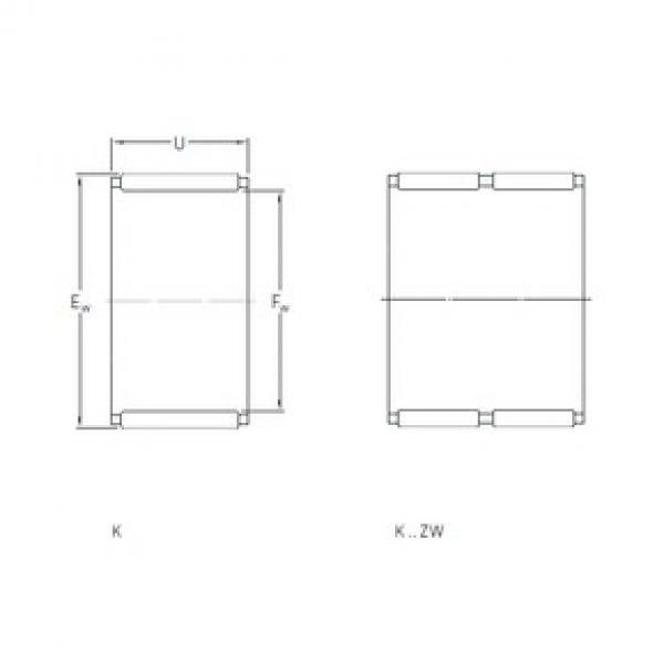 SKF K5x8x8TN محامل إبرة الأسطوانة #1 image