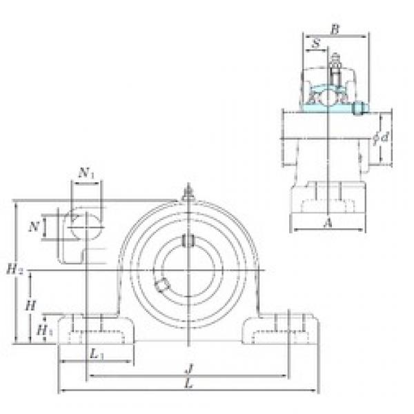 KOYO UCP209-28SC تحمل وحدات #1 image