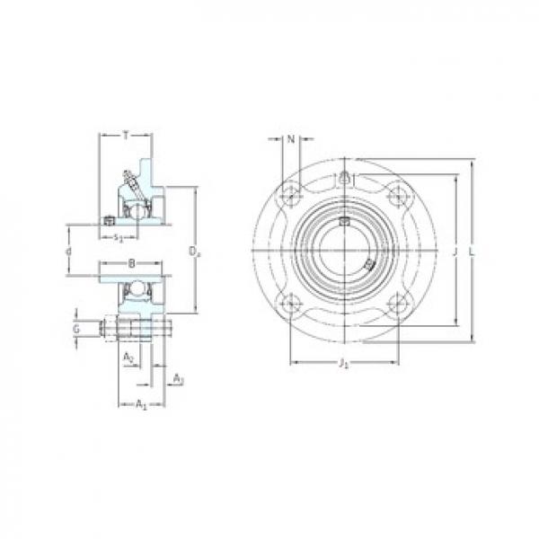 SKF FYC 65 TF تحمل وحدات #1 image