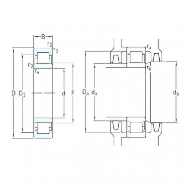 60 mm x 130 mm x 31 mm  SKF NU312ECM/HC5C3 محامل أسطوانية #1 image