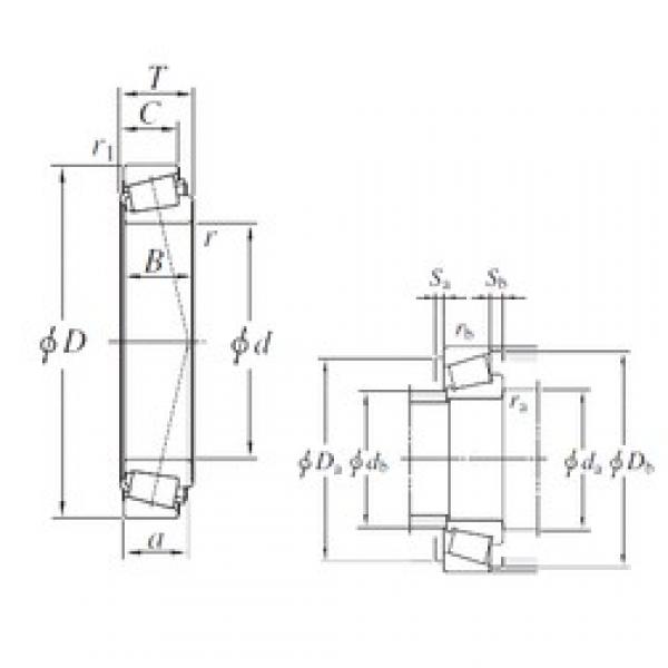 174,625 mm x 288,925 mm x 63,5 mm  KOYO 94687/94113 تناقص الأسطوانة المحامل #1 image