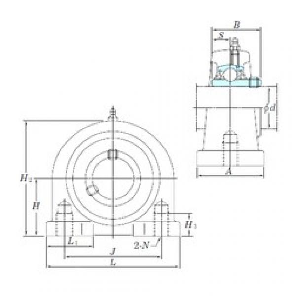 KOYO UCPA206-20 تحمل وحدات #1 image