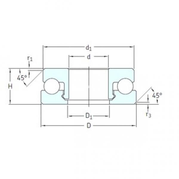 SKF 51205V/HR22T2 فحوى الكرات #1 image